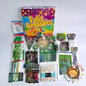 kit de decoración personalizado para fiestas infantiles | Decoración temática Tortugas Ninja para cumpleaños infantil fiestas y piñatas piñatería en Bogotá